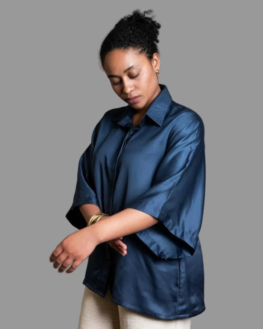Kaza Dark Blue Shirt