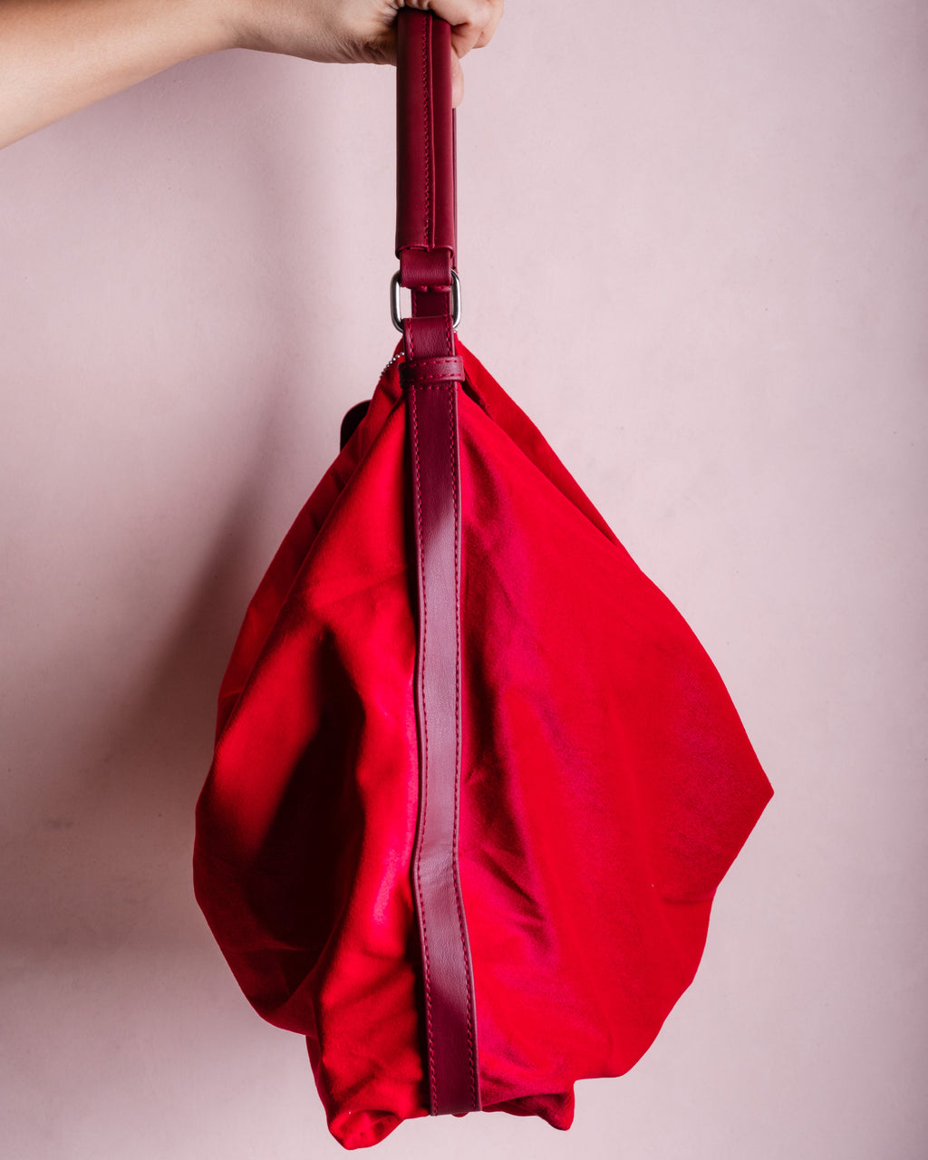 Sundarbans Suede Hobo Bag