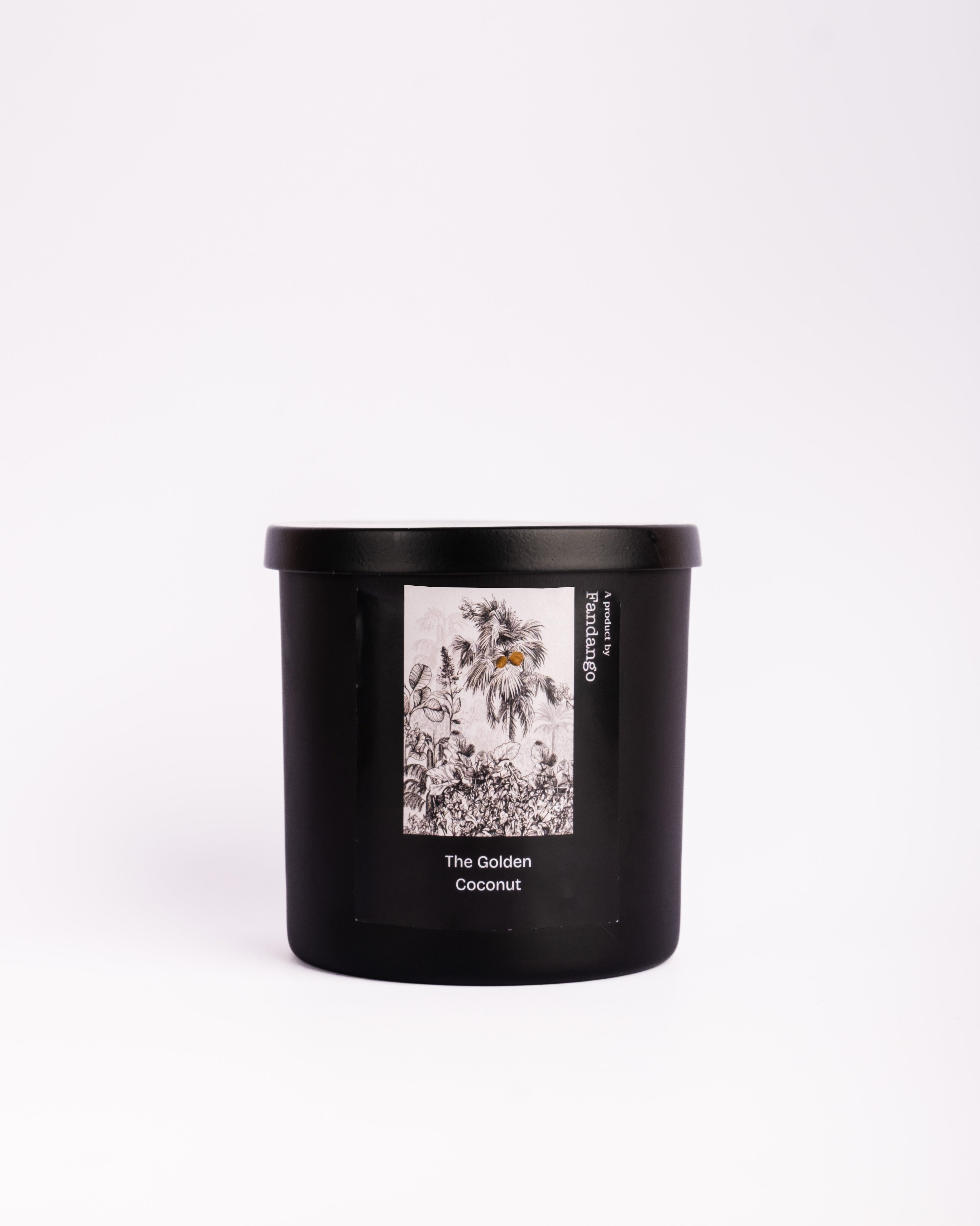 The Golden Coconut Jar Candle